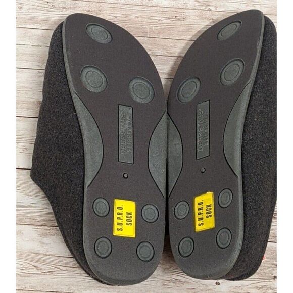 Deer Stags Slipperooz Mens Size 12 M Black Bearing Round Toe Clog Slipper main image 4